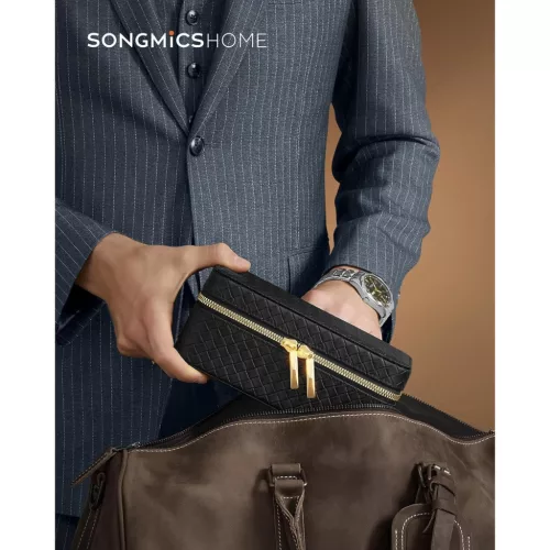 songmics-cutie-de-ceas-pentru-3-ceasuri-piele-artificiala-in-relief-suprafata-neagra
