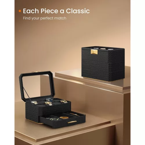 songmics-cutie-de-ceas-pentru-8-ceasuri-3-niveluri-piele-in-relief-finisaj-negru-cerneala