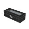 songmics-cutie-de-ceas-din-piele-artificiala-cu-5-compartimente-capac-din-sticla-negru