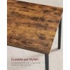 vasagle-masa-cu-doua-banci-maro-rustic-110x70x75cm
