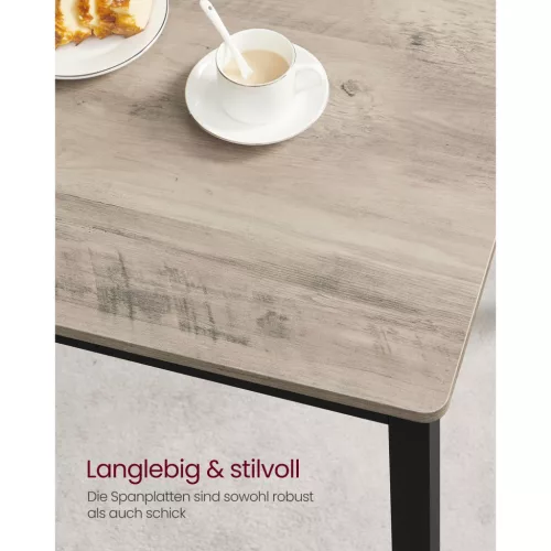 vasagle-masa-cu-doua-banci-greige-si-negru-110x70x75cm