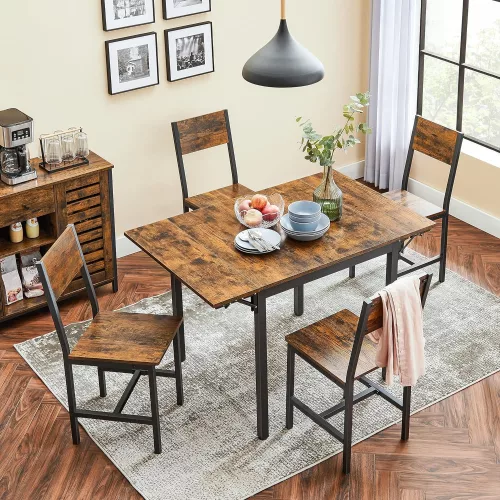 vasagle-masa-pliabila-pentru-24-persoane-maro-rustic-78-x-76-x-75-cm