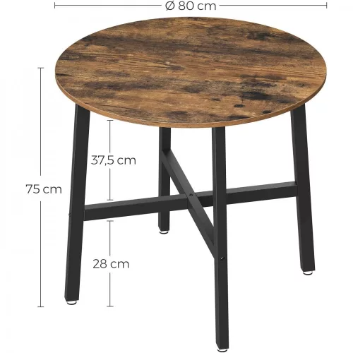 vasagle-masa-rotunda-maro-rustic-80x80x75cm