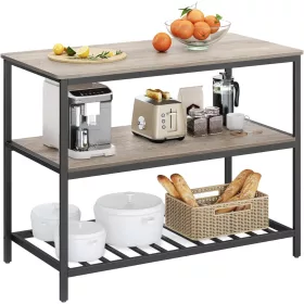 vasagle-raft-de-bucatarie-insula-de-bucatarie-cu-rafturi-gri-si-negru-120x60x90cm