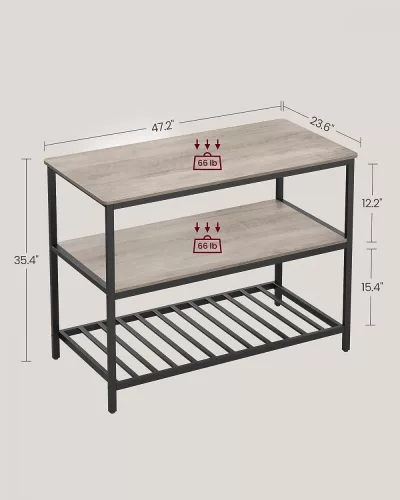 vasagle-raft-de-bucatarie-insula-de-bucatarie-cu-rafturi-gri-si-negru-120x60x90cm