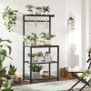 vasagle-raft-de-bucatarie-cu-rafturi-de-depozitare-cu-12-carlige-maro-rustic-60x40x151cm