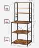 vasagle-raft-de-bucatarie-cu-3-rafturi-6-carlige-maro-rustic-6040167cm