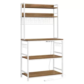 vasagle-suport-de-bucatarie-cu-rafturi-14-carlige-maro-rustic-alb-si-80x40x170cm