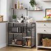 vasagle-raft-de-bucatarie-cu-rafturi-de-depozitare-carlige-cos-de-sarma-maro-rustic