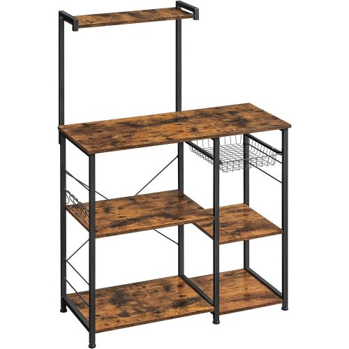 vasagle-raft-de-bucatarie-cu-rafturi-de-depozitare-carlige-cos-de-sarma-maro-rustic-1
