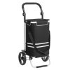 songmics-carucior-pentru-cumparaturi-35l-cu-rucsac-detasabil-negru
