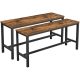 vasagle-bancheta-de-bucatarie-2buc-maro-rustic-108x33x50cm