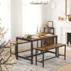vasagle-bancheta-de-bucatarie-2buc-maro-rustic-108x33x50cm