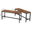 vasagle-bancheta-de-bucatarie-2buc-maro-rustic-108x33x50cm