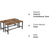 vasagle-bancheta-de-bucatarie-2buc-maro-rustic-108x33x50cm
