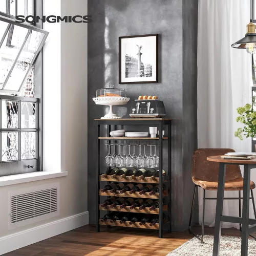songmics-suport-pentru-vin-pentru-24-de-sticle-de-vin-in-picioare-maro-rustic-66x30x100cm