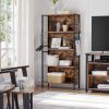 vasagle-raft-de-depozitare-maro-rustic-74x30x154cm