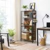 vasagle-raft-de-depozitare-maro-rustic-74x30x154cm