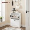 vasagle-dulap-pantofi-cu-2-usi-alb-83x60x24cm