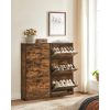 vasagle-dulap-de-pantofi-cu-3-usi-maro-rustic-60x24x120cm