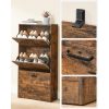 vasagle-dulap-de-pantofi-cu-3-usi-maro-rustic-60x24x120cm