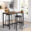 vasagle-scaun-de-bar-2-buc-scaune-inalte-de-bucatarie-piele-artificiala-maro-rustic-negru