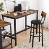 vasagle-scaun-de-bar-2-buc-scaune-inalte-de-bucatarie-piele-artificiala-maro-rustic-negru