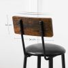 vasagle-scaun-de-bar-2-buc-scaune-inalte-de-bucatarie-piele-artificiala-maro-rustic-negru