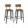 vasagle-scaun-de-bar-2-buc-scaun-inalt-de-bucatarie-patrat-maro-rustic