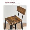 vasagle-scaun-de-bar-2-buc-scaun-inalt-de-bucatarie-patrat-maro-rustic