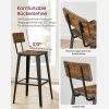 vasagle-scaun-de-bar-2-buc-scaun-inalt-de-bucatarie-patrat-maro-rustic