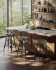 vasagle-echo-scaune-de-bar-2-buc-husa-din-piele-artificiala-cusuta-verde-inaltime-63-cm