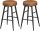 vasagle-echo-scaune-de-bar-2-buc-husa-din-piele-artificiala-cusuta-maro-inaltime-63-cm