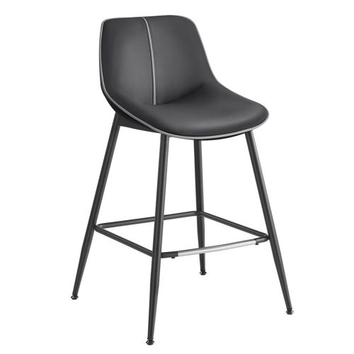 vasagle-scaune-de-bar-2-buc-spatar-ergonomic-piele-ecologica-picioare-metalice-negru