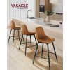 vasagle-scaune-de-bar-2-buc-spatar-ergonomic-piele-ecologica-picioare-metalice-maro
