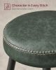 vasagle-echo-scaune-de-bar-2-buc-husa-din-piele-artificiala-cusuta-verde-76-cm-inaltime