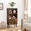 vasagle-raft-de-depozitare-maro-rustic-60x30x120cm
