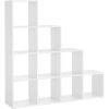vasagle-biblioteca-raft-despartitor-de-camera-alb-129x129x29cm