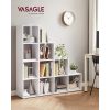 vasagle-biblioteca-raft-despartitor-de-camera-alb-129x129x29cm