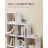 vasagle-biblioteca-raft-despartitor-de-camera-alb-129x129x29cm