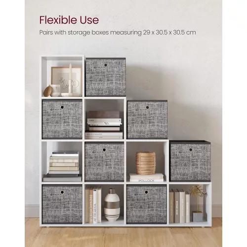vasagle-biblioteca-raft-despartitor-de-camera-alb-129x129x29cm