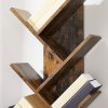 vasagle-raft-de-carti-raft-in-picioare-maro-rustic-50x25x141cm