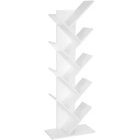 vasagle-raft-de-carti-raft-in-picioare-alb-50x25x141cm