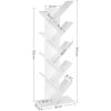 vasagle-raft-de-carti-raft-in-picioare-alb-50x25x141cm