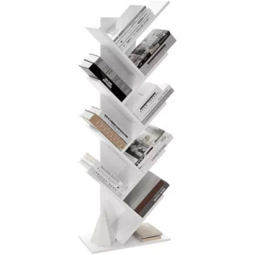 vasagle-raft-de-carti-raft-in-picioare-alb-50x25x141cm