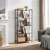 vasagle-raft-de-depozitare-maro-rustic-150x74x30cm