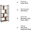 vasagle-raft-de-depozitare-maro-rustic-150x74x30cm