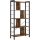 vasagle-raft-de-depozitare-maro-rustic-154x74x30cm
