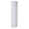 vasagle-raft-de-carti-stil-scandinav-6-niveluri-alb-40x24x178cm