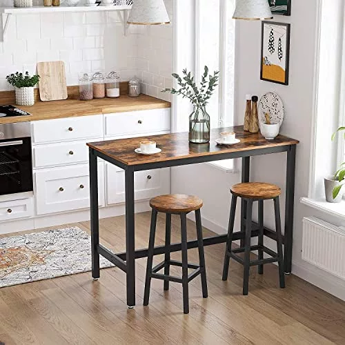 vasagle-scaune-de-bar-2-buc-scaune-inalte-de-bucatarie-rotund-maro-rustic